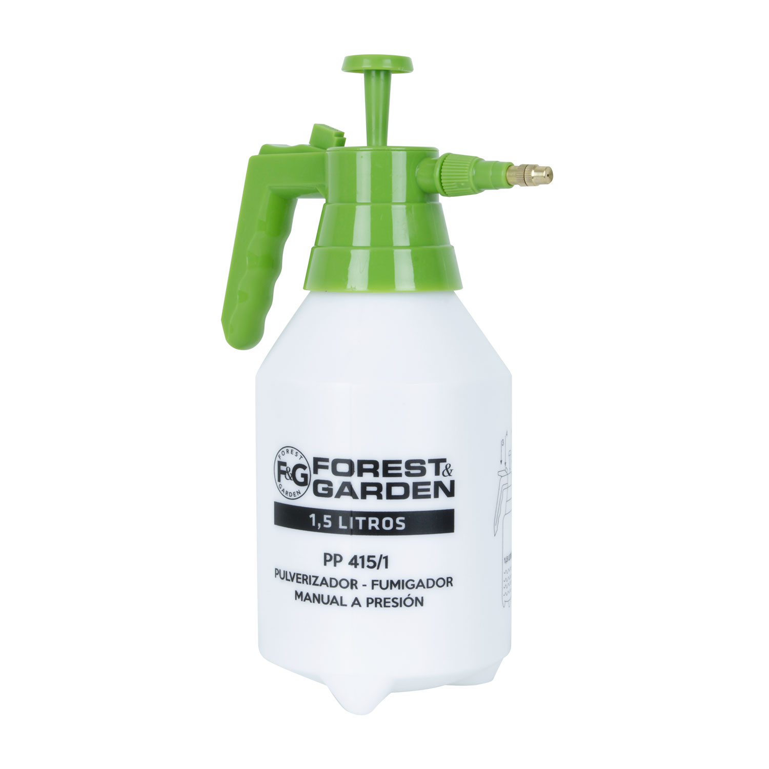 PULVERIZADOR /FUMIGADOR MANUAL A PRESIÓN 1,5 LTS
