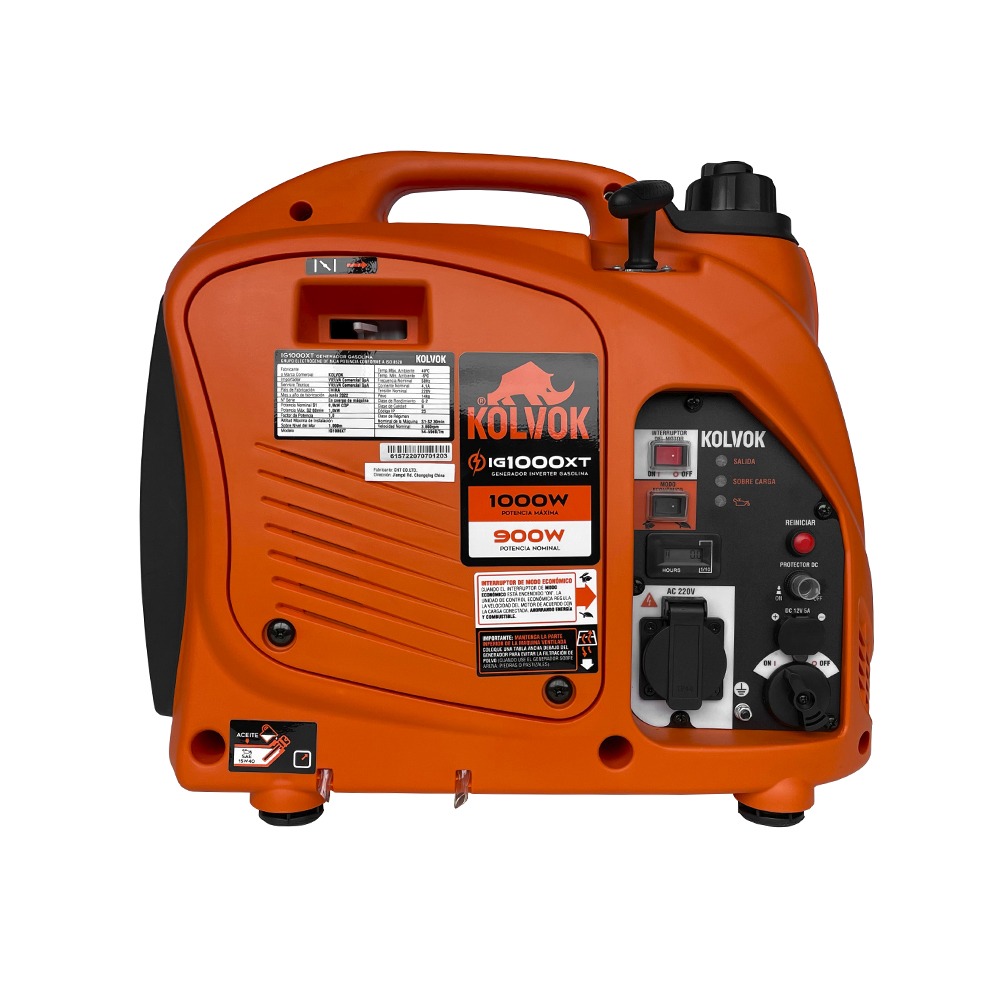 GENERADOR ELÉCTRICO A GASOLINA INVERTER 1 KVA